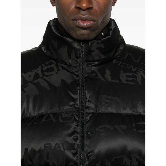 25FW 발렌시아가 숏패딩 850845 TTQ13 1000 BLACK - BALENCIAGA