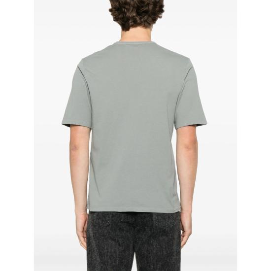 25FW 생로랑 반팔 티셔츠 818535 YBHD2 1467 GREY - SAINT LAURENT