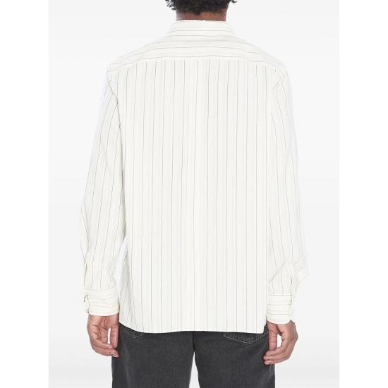 25FW 생로랑 긴팔 셔츠 848033 Y7K19 1332 WHITE - SAINT LAURENT