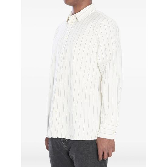 25FW 생로랑 긴팔 셔츠 848033 Y7K19 1332 WHITE - SAINT LAURENT