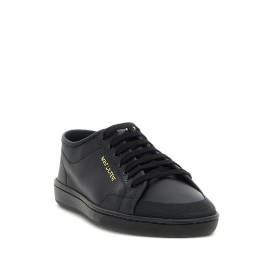 25FW 생로랑 GYM 짐 스무스 레더 스니커즈 820087 00N00 1000 BLACK - SAINT LAURENT