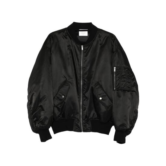 25FW 생로랑 봄버 자켓 838713 YZ9BV 1000 BLACK