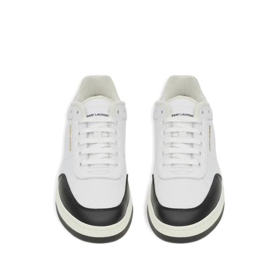 25FW 생로랑 스니커즈 845537 00NI0 9061 WHITE BLACK - SAINT LAURENT