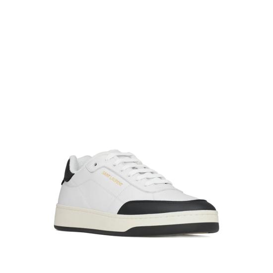 25FW 생로랑 스니커즈 845537 00NI0 9061 WHITE BLACK - SAINT LAURENT