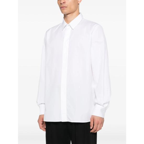 25FW 생로랑 셔츠 826821 Y217W 9000 WHITE - SAINT LAURENT