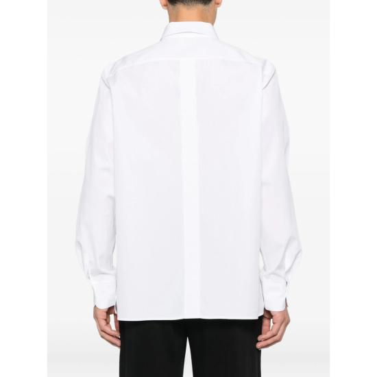 25FW 생로랑 셔츠 826821 Y217W 9000 WHITE - SAINT LAURENT