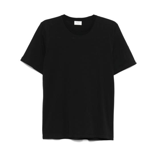 25FW 생로랑 반팔 티셔츠 819395 Y2ZJ2 1000 BLACK