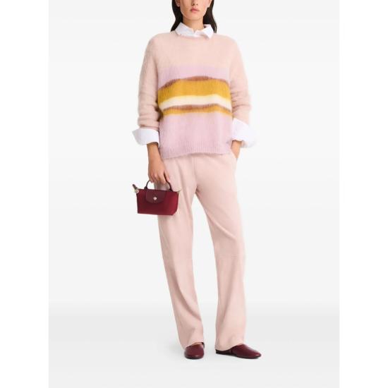 26SS 롱샴 르 플리아쥬 핸들 파우치 34175919 P98 RED - LONGCHAMP