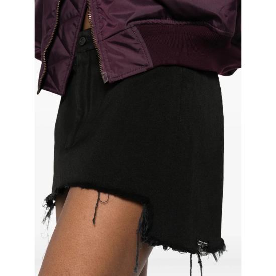 25FW 발렌시아가 스커트 838756 TSU16 1000 BLACK - BALENCIAGA