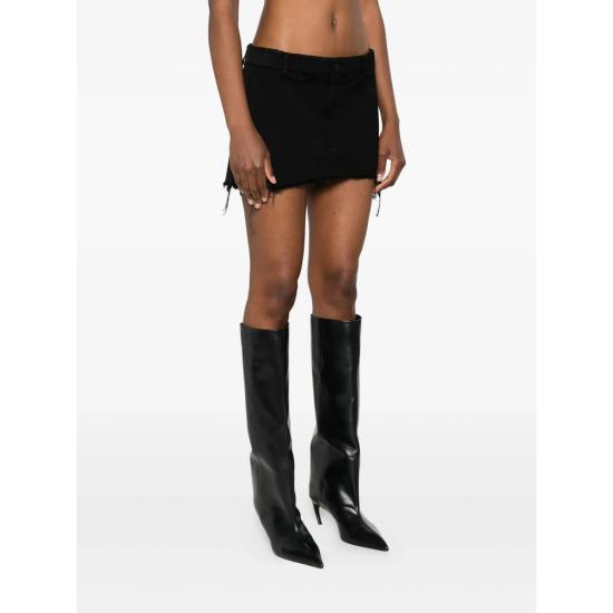 25FW 발렌시아가 스커트 838756 TSU16 1000 BLACK - BALENCIAGA