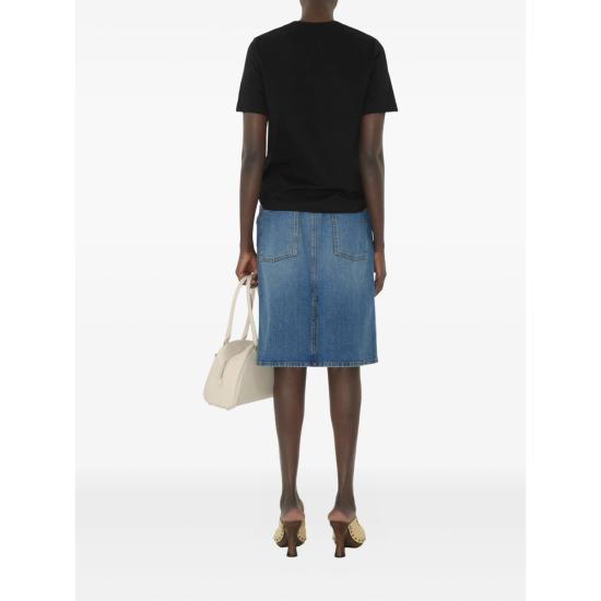 26SS 버버리 나이트 스탬프 코튼 티셔츠 8111658 FRANKIE KS A1189 BLACK - BURBERRY