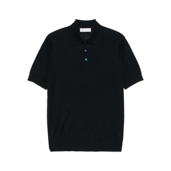 26SS 브루넬로 쿠치넬리 폴로 티셔츠 MNB805405 C2425 BLUE