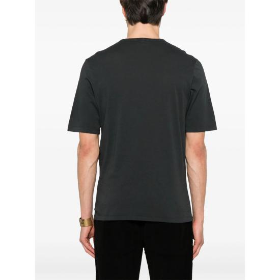 25FW 생로랑 반팔 티셔츠 818535 YBHD2 1025 GREY - SAINT LAURENT