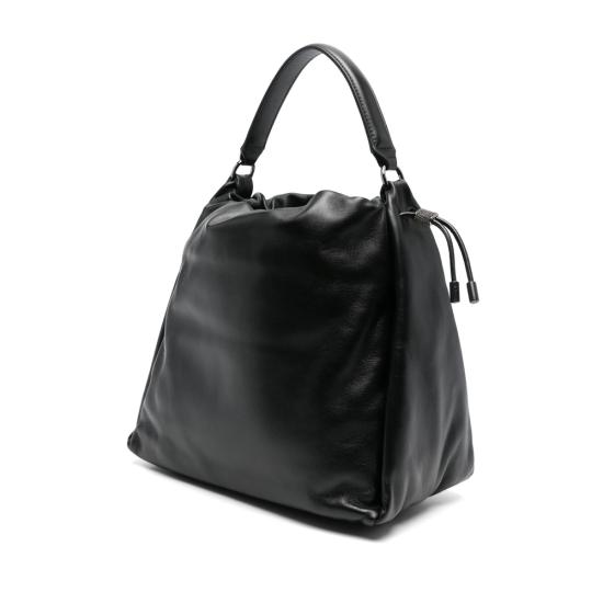 25FW 브루넬로 쿠치넬리 토트백 MBGPD3611 C101 BLACK - BRUNELLO CUCINELLI