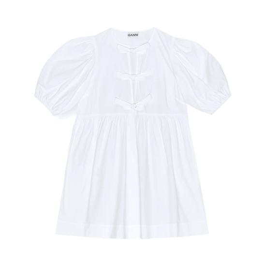 26SS 가니 원피스 F9170 151 WHITE