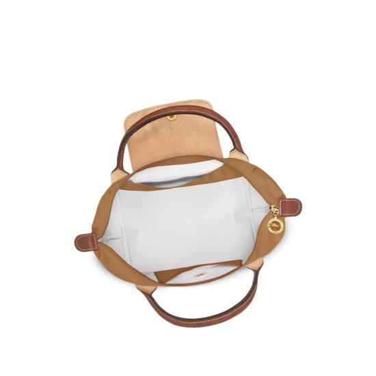 26SS 롱샴 르 플리아쥬 오리지널 핸드백 S L1621089 P86 NEUTRALS BROWN - LONGCHAMP