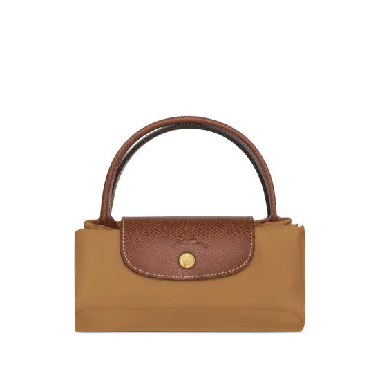 26SS 롱샴 르 플리아쥬 오리지널 핸드백 S L1621089 P86 NEUTRALS BROWN - LONGCHAMP
