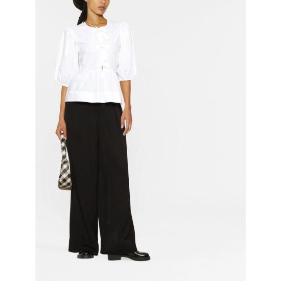 26SS 가니 블라우스 F7364 151 WHITE - GANNI