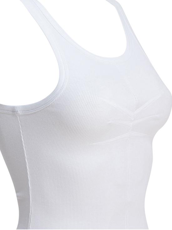 26SS 알라이아 민소매 티셔츠 AA9H1389J085C000 White - ALAIA