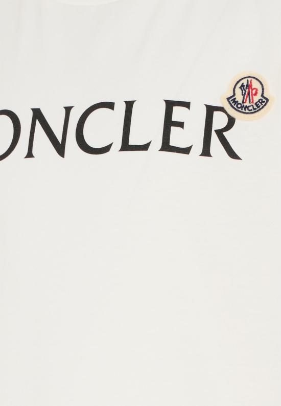25FW [키즈] 몽클레어 티셔츠 L1954 8C00010 89AFV 034 IVORY - MONCLER