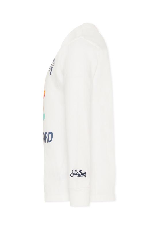 25FW [키즈] 세인트바쓰 티셔츠 LUT0003 02334G IVORY - MC2 SAINT BARTH