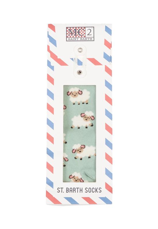 25FW [키즈] 세인트바쓰 발목 양말 SOX0002 00310I GREEN - MC2 SAINT BARTH