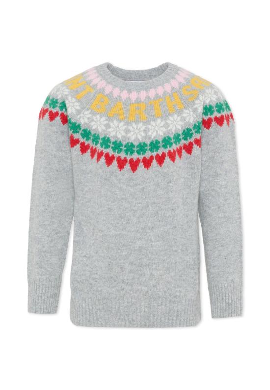 25FW [키즈] 세인트바쓰 니트/스웻셔츠 PRC0010 00678G GREY