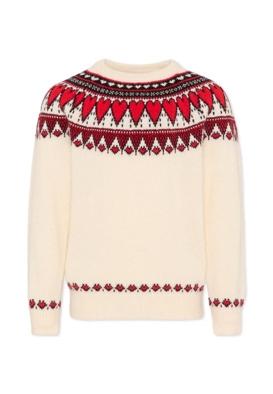 25FW [키즈] 세인트바쓰 캐시미어 니트 PRC0010 01177G IVORY