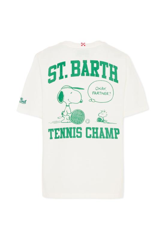 25FW [키즈] 세인트바쓰 티셔츠 CAM0001 00627I IVORY