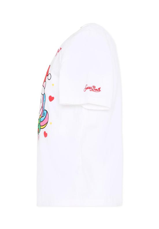 25FW [키즈] 세인트바쓰 티셔츠 ELLY002 00803C WHITE - MC2 SAINT BARTH