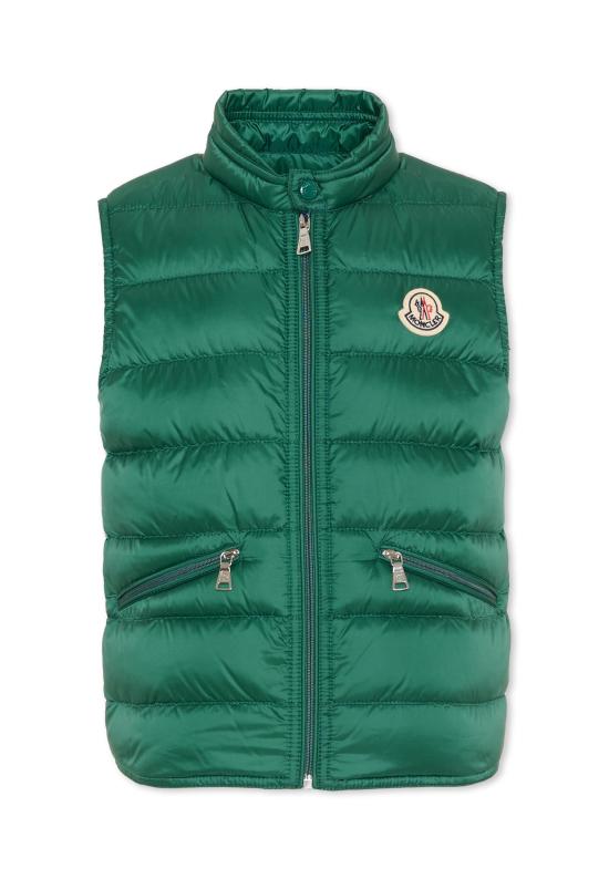 25FW [키즈] 몽클레어 베스트 L1954 1A00034 597YF 84L GREEN
