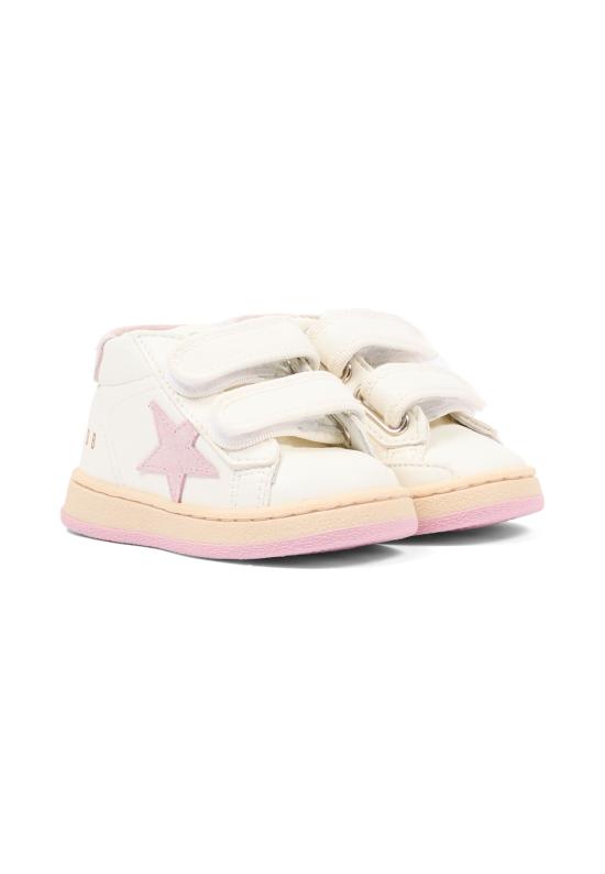 26SS [키즈] 골든구스 JUNE 준 벨크로 스니커즈 GJF00386 F005301 11202 WHITE - GOLDEN GOOSE