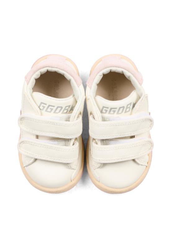 26SS [키즈] 골든구스 JUNE 준 벨크로 스니커즈 GJF00386 F005301 11202 WHITE - GOLDEN GOOSE