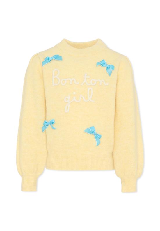 25FW [키즈] 세인트바쓰 니트/스웻셔츠 BLOM004 00130G YELLOW