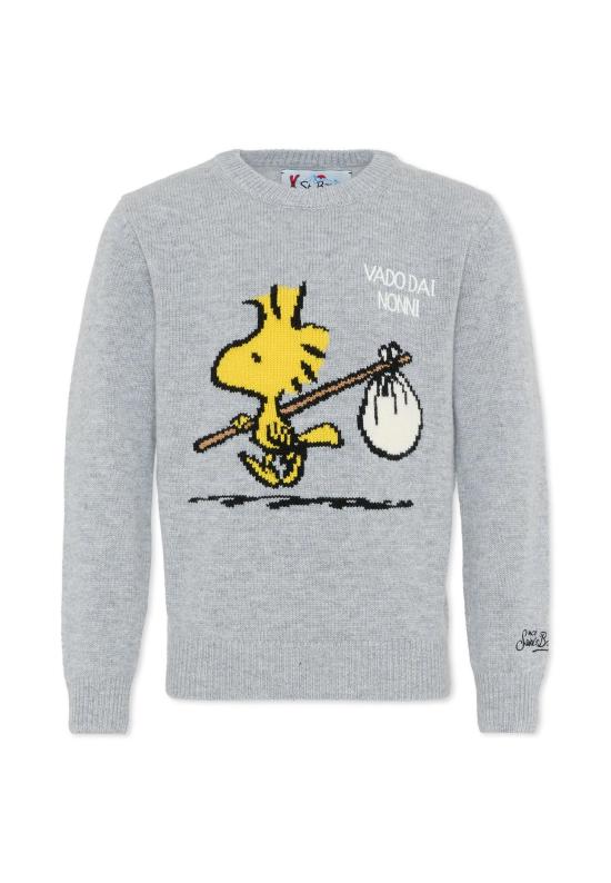 25FW [키즈] 세인트바쓰 캐시미어 니트 DOU0001 00077I GREY