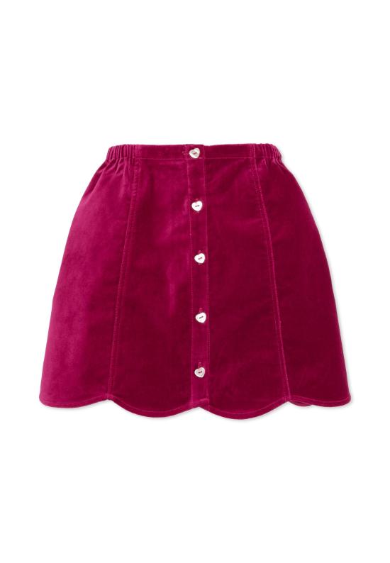 25FW [키즈] 콩제 슬래드 스커트 KS103690 SANGRIA BORDEAUX