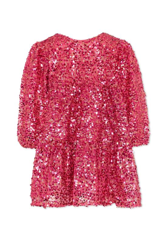 25FW [키즈] 콩제 슬래드 원피스 KS103858 SPARKLING SANGRIA FUCHSIA - KONGES SLOEJD