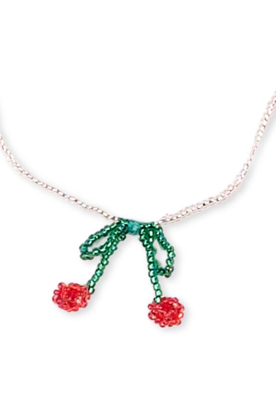 25FW [키즈] 콩제 슬래드 네크리스 KS102074 CHERRY WHITE - KONGES SLOEJD