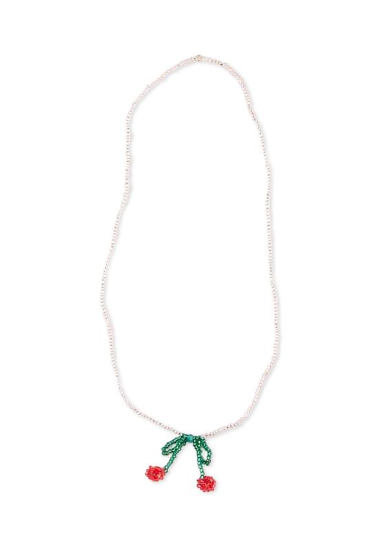 25FW [키즈] 콩제 슬래드 네크리스 KS102074 CHERRY WHITE - KONGES SLOEJD