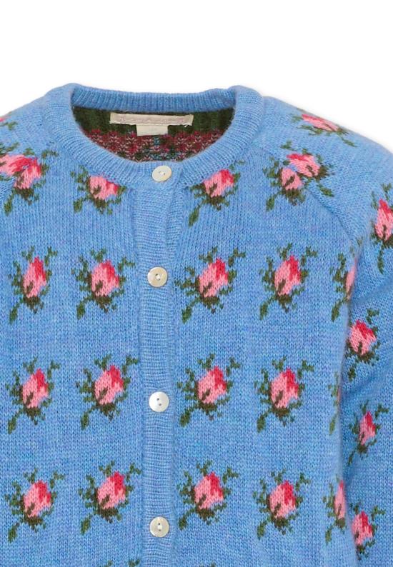 25FW [키즈] 콩제 슬래드 가디건 KS103711 ROSIE SHADE LIGHT BLUE - KONGES SLOEJD