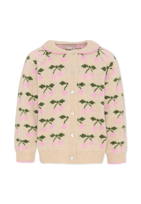 25FW [키즈] 콩제 슬래드 가디건 KS103712 CHERRY BEIGE