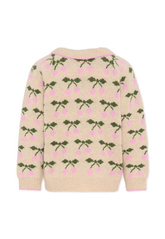 25FW [키즈] 콩제 슬래드 가디건 KS103712 CHERRY BEIGE - KONGES SLOEJD