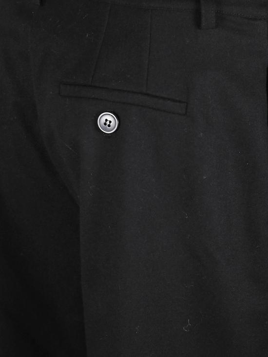 25FW 더 니나 스튜디오 스트레이트 팬츠 N4686 ELASTOFLANNERO Black - THE NINA STUDIO