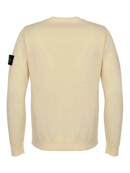 26FW 스톤 아일랜드 라이트 RWS 퓨어 울 크루넥 스웨트셔츠 5100071S00C4V0093 WHITE - STONE ISLAND