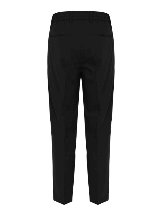 25FW 다니엘알렉산드리니 스트레이트 팬츠 DA1FW26P005101 Black - DANIELE ALESSANDRINI