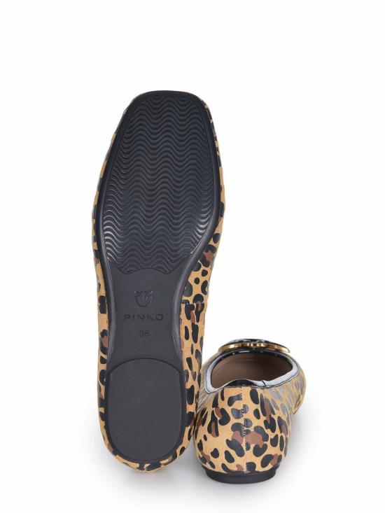  핑코 플랫 슈즈 SD0379P088M36 Brown - PINKO