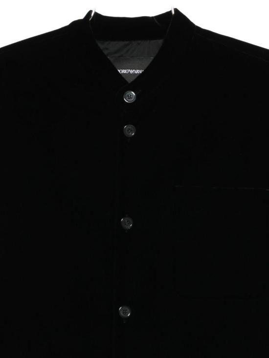 25FW 엠포리오 아르마니 긴팔 셔츠 EM002004TE17083UC001 Black - EMPORIO ARMANI