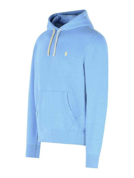  폴로 랄프로렌 포니 자수 플리스 후드 티셔츠 710766778109 Light Blue - POLO RALPH LAUREN