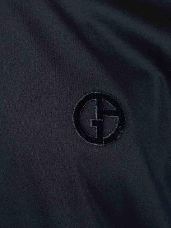 25FW 조르지오 아르마니 반팔 티셔츠 GM001967TE10629UB100 Blue - GIORGIO ARMANI