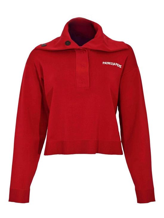 26FW 파트리지아페페 폴로 티셔츠 8K0307K266R863 Red